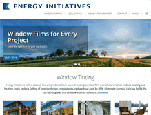 Tablet Screenshot of energyinitiatives.biz